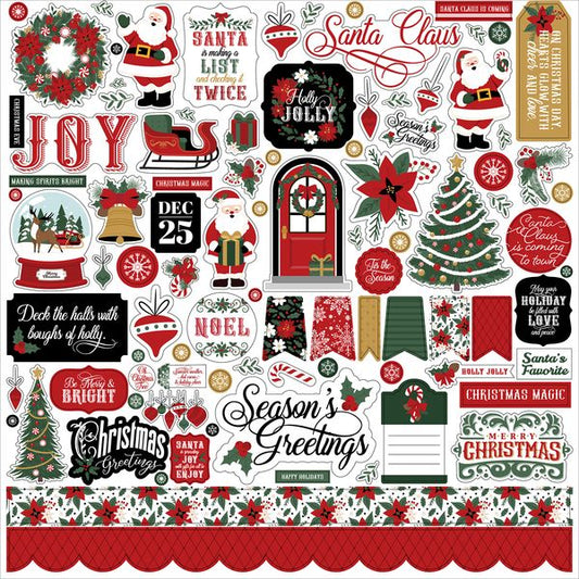 Santa Claus Element Sticker
