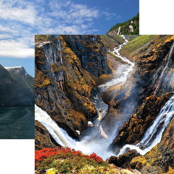 Reminisce Scandinavia: Voringfossen Waterfall, Norway DS Paper (1 Sheet)
