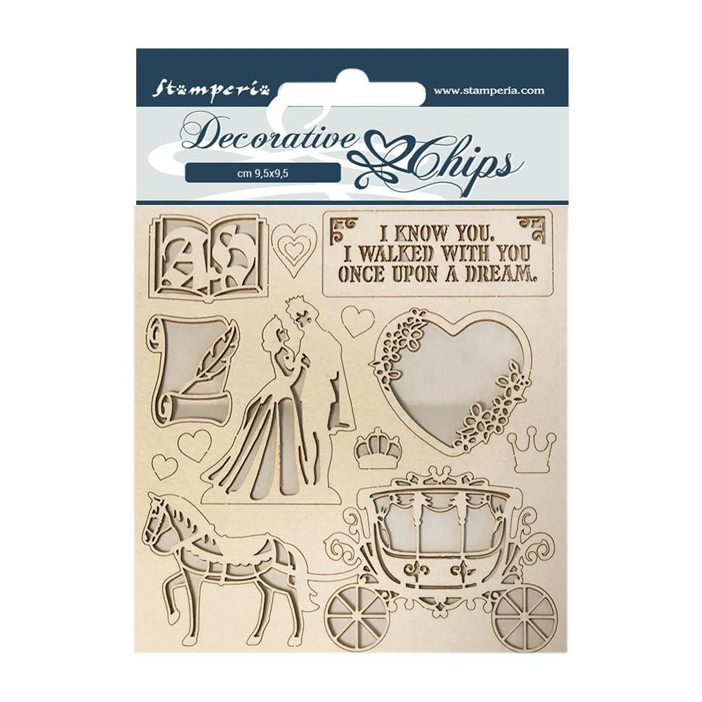 Stamperia Coach  Decorative Chips