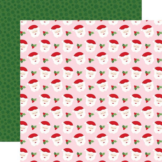 Echo Park Santa's Christmas Delivery Happy Santa DS Paper (1 Sheet)