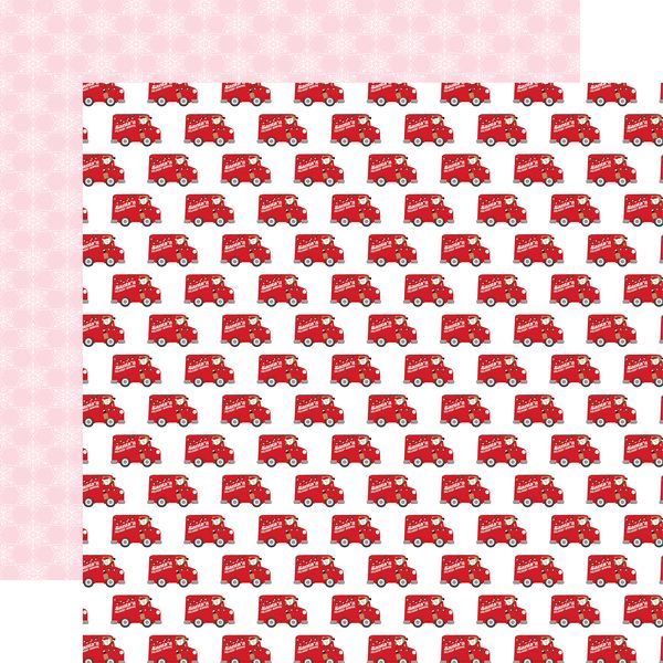 Echo Park Santa's Christmas Delivery Santa's Delivery DS Paper (1 Sheet)