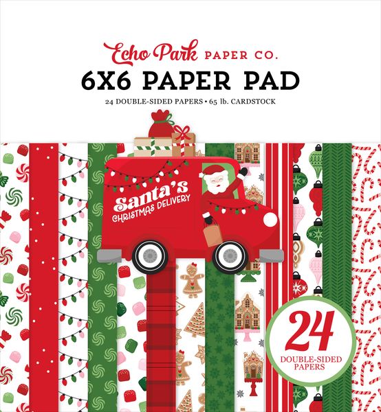 Echo Park Santa's Christmas Delivery 6x6 Paper Pad