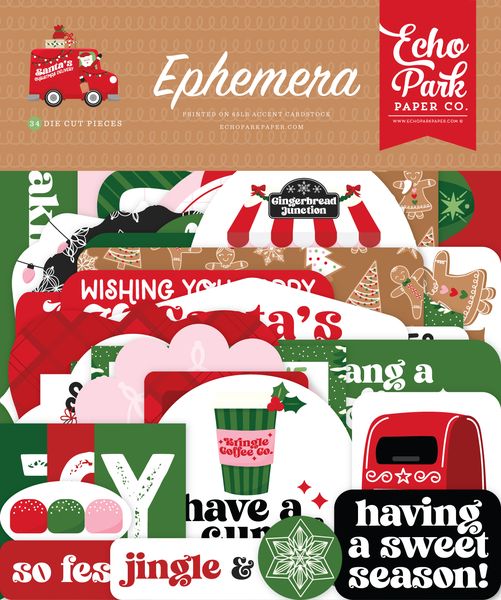 Echo Park Santa's Christmas Delivery Ephemera