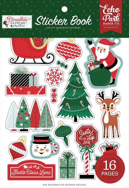 Echo Park Christmas Express Sticker Book