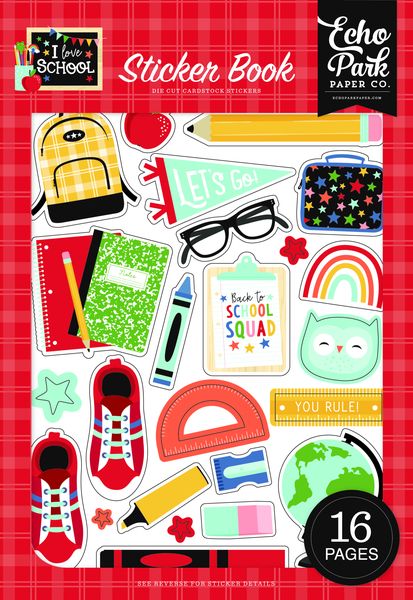 I Love School Sticker Book