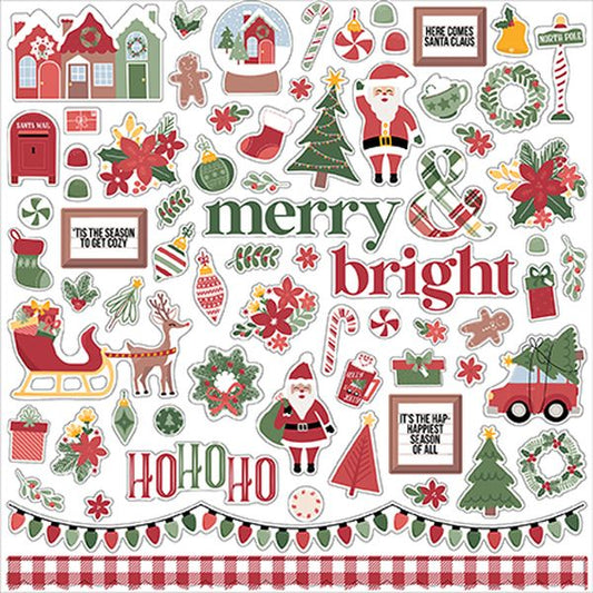 Santa Claus Lane Element Sticker