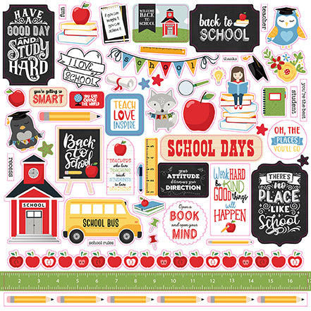 School Rules Element Sticker
