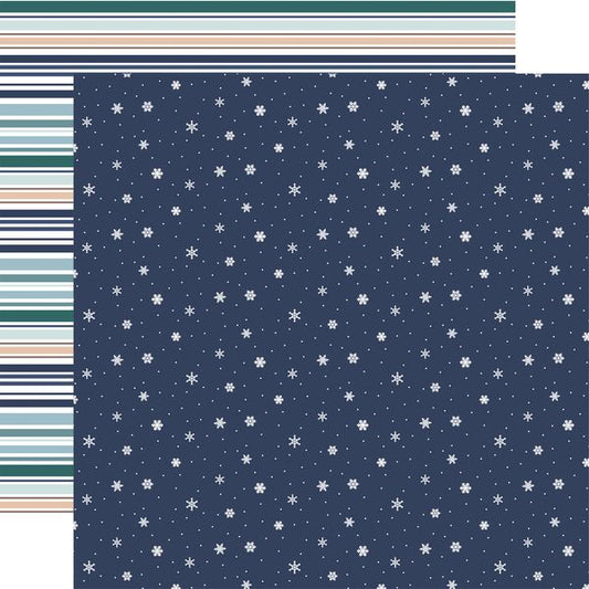 Echo Park Snow Day: Simple Snowflakes DS Paper (1 Sheet)