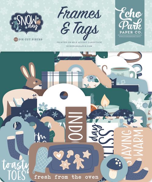 Echo Park Snow Day Frames & Tags