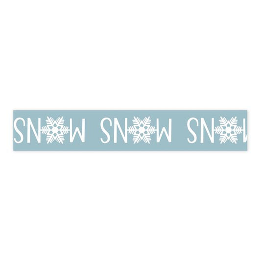 Echo Park Snow Day: Snow With Snowflake Word Washi Tape