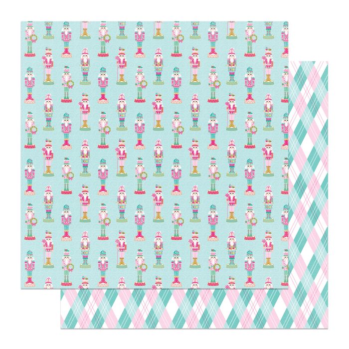 Photoplay Sugar Plum Double-Sided Cardstock 12"X12"-Sweet Nutcrackers