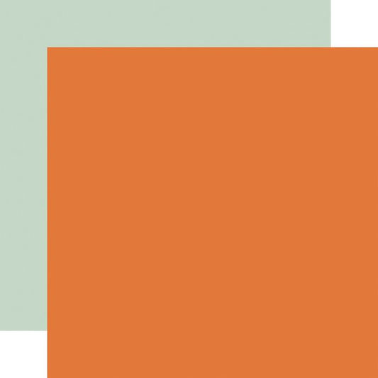 Echo Park Spooktacular Halloween Double-Sided Cardstock 12"X12"-Orange/ Mint