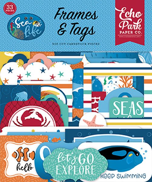 Sea Life Frame & Tags