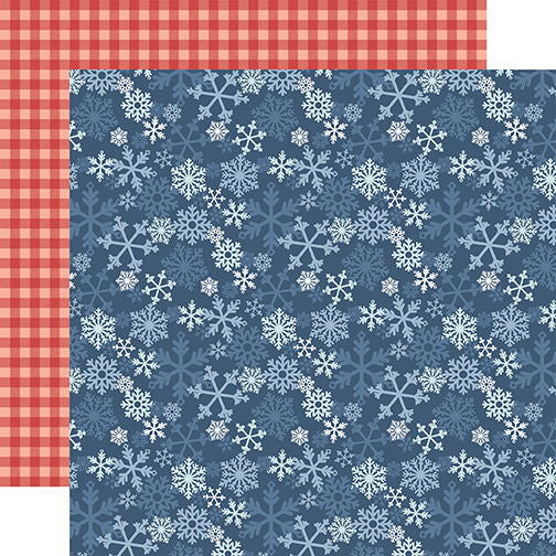 Chilling With My Snowmies Feeling Frosty Snowflakes 12x12 DS Patterned Paper (1 Sheet)