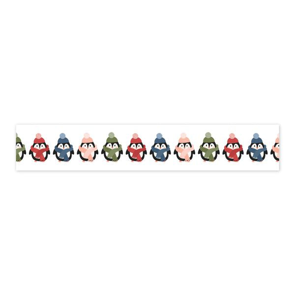 Washi Tape - Bundled Up Penguins