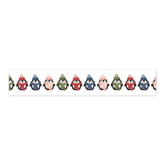 Washi Tape - Bundled Up Penguins