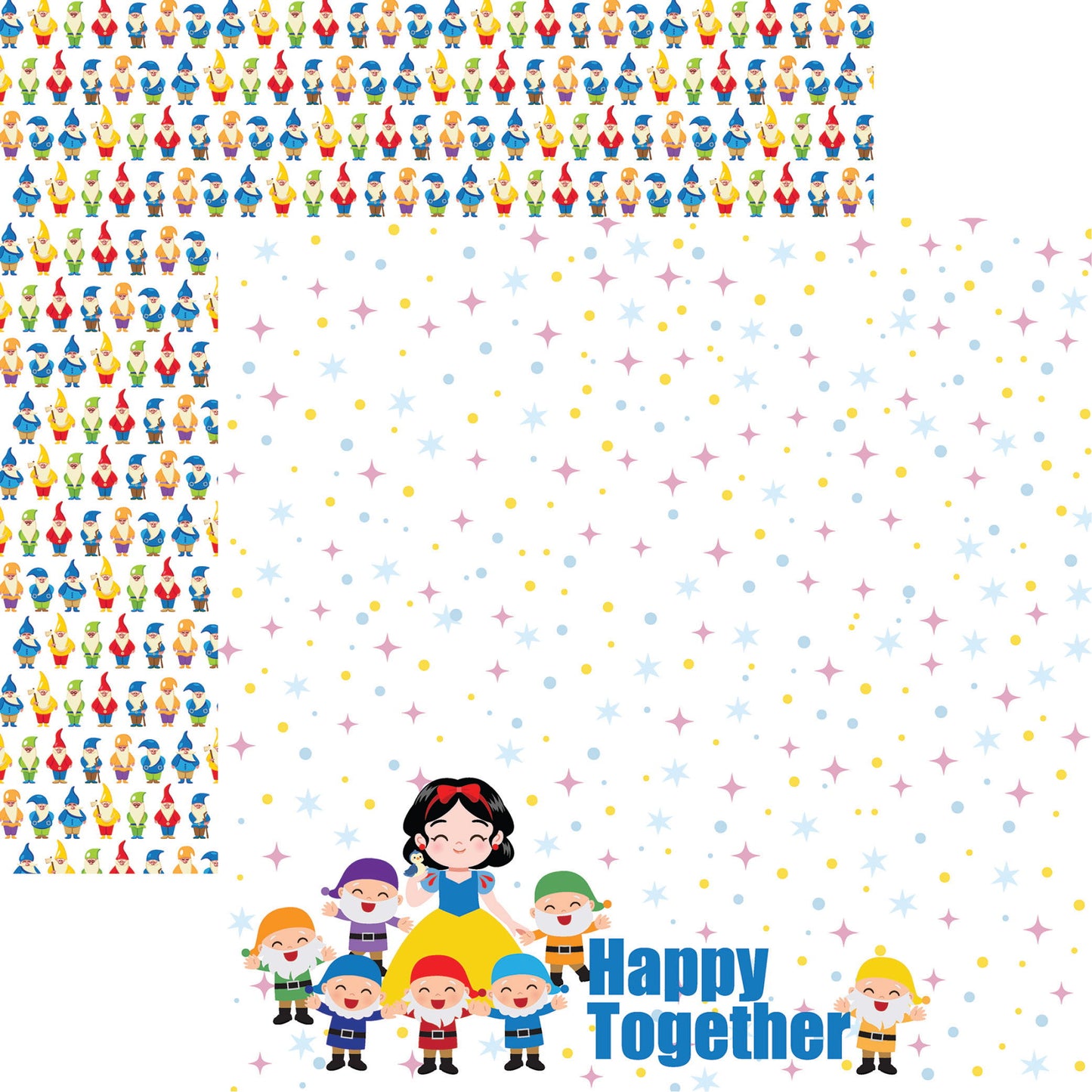 Reminisce Snow White: Happy Together DS Paper (1 Sheet)