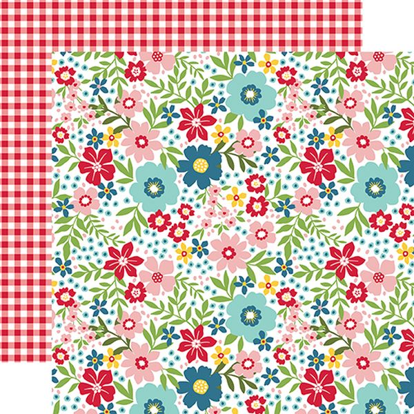 Echo Park A Slice of Summer: Summer FloralDS Paper (1 Sheet)