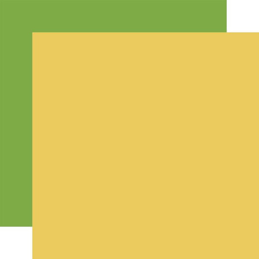 Echo Park Happy St. Patrick's Day Double-Sided Cardstock 12"X12"-Yellow/ Light Green