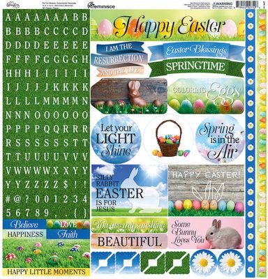 Reminisce Springtime: 12X12 Sticker