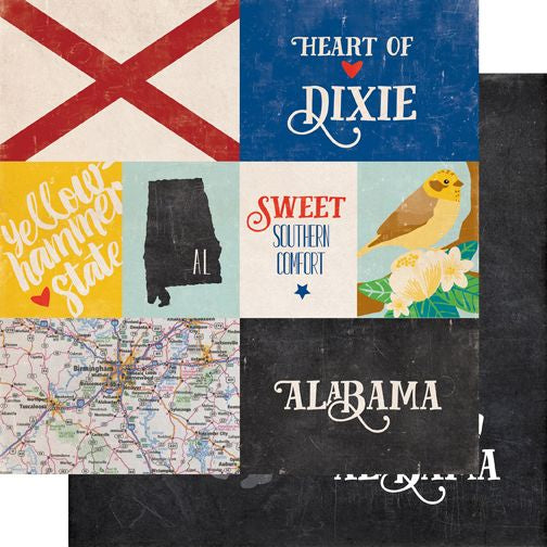 Stateside Alabama DS Paper (1 Sheet)