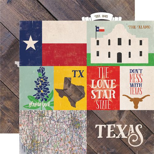 Stateside Texas DS Paper (1 Sheet)