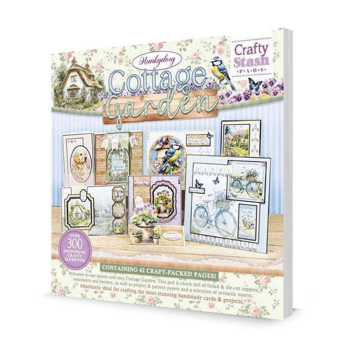 Hunkydory Crafts Crafty Stash Pads - Cottage Garden