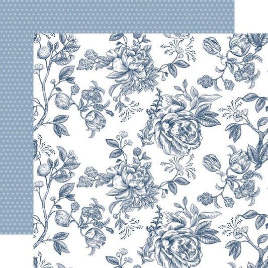 Echo Park Save the Date: Our Story Blooms DS Paper (1 Sheet)