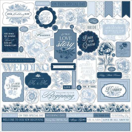 Echo Park Save The Date Element Sticker
