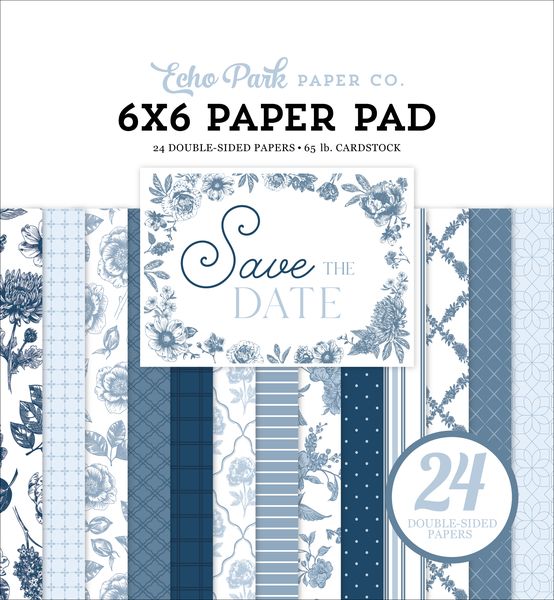 Echo Park Save The Date 6x6 Paper Pad