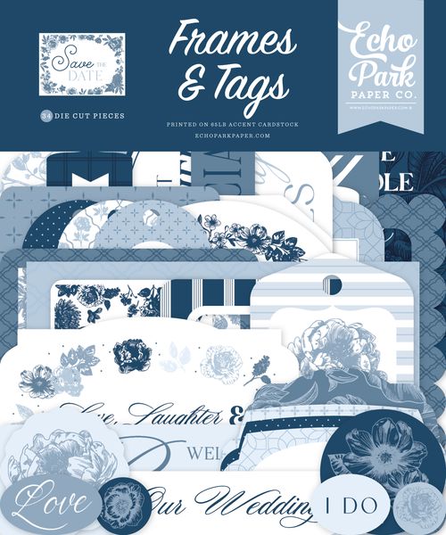Echo Park Save The Date Frames & Tags