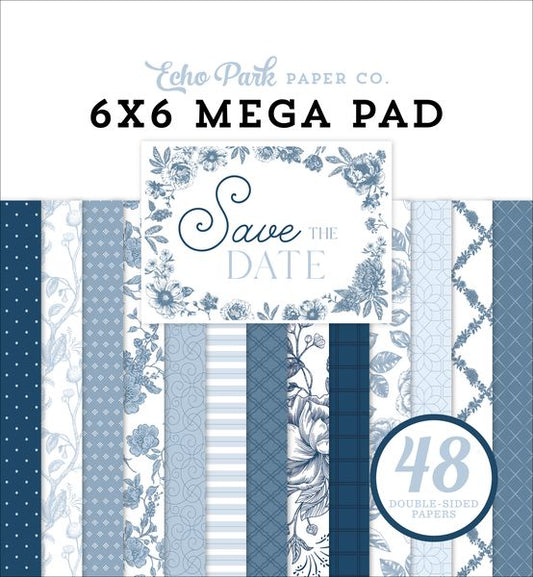 Echo Park Save The Date Cardmakers 6X6 Mega Pad
