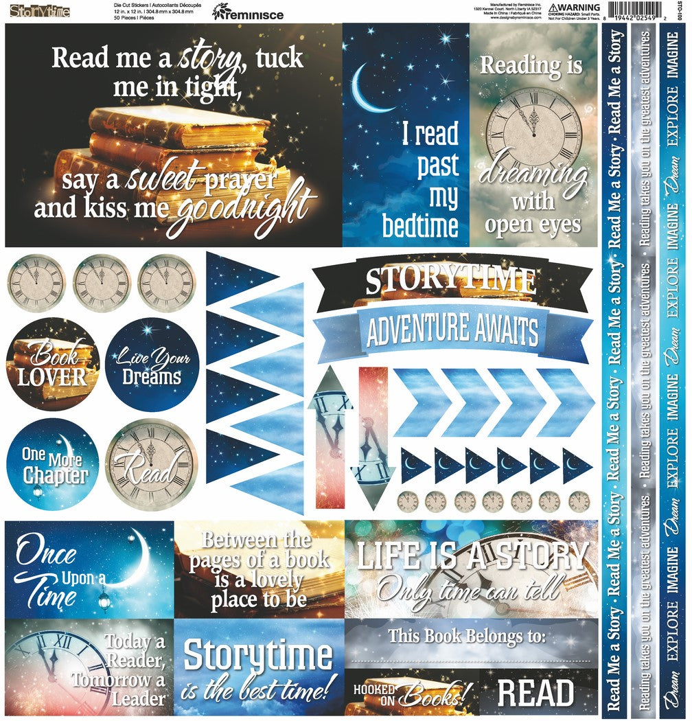 Reminisce Storytime 12x12 Elements Stickers