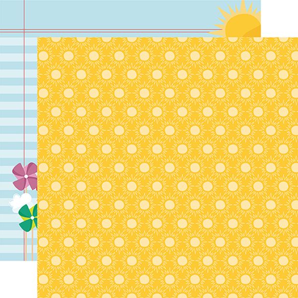Sunny Days Ahead Shine On Sunshine  12x12 DS Patterned Paper (1 Sheet)