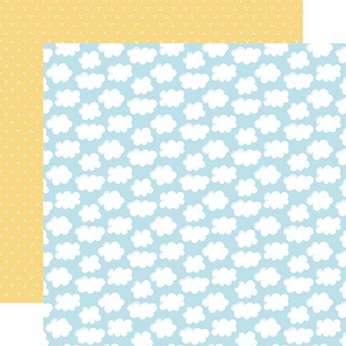 Sunny Days Ahead Fluffy Clouds  12x12 DS Patterned Paper (1 Sheet)