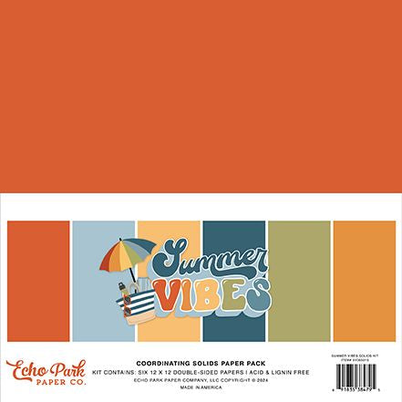 Echo Park Summer Vibes Solids Kit