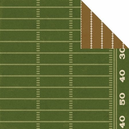 Football Touchdown Field Paper