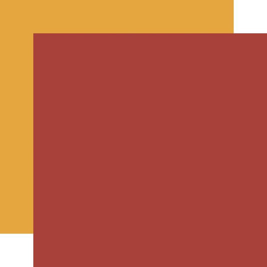 Echo Park Sweater Weather Double-Sided Cardstock 12"X12"-Red/ Yellow