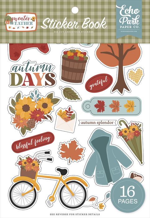 Echo Park Sticker Book-Sweater Weather