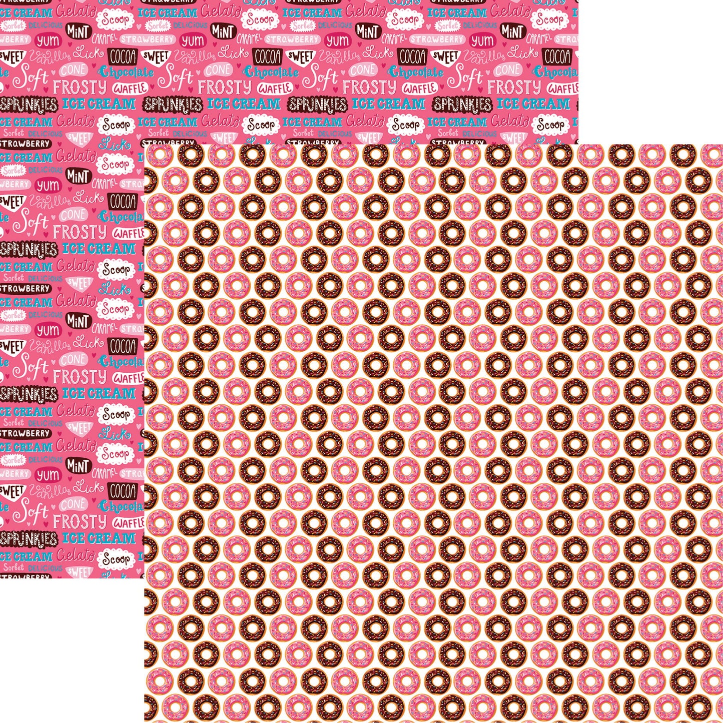 Reminisce Sweet Treats: Donut Holes DS Paper (1 Sheet)