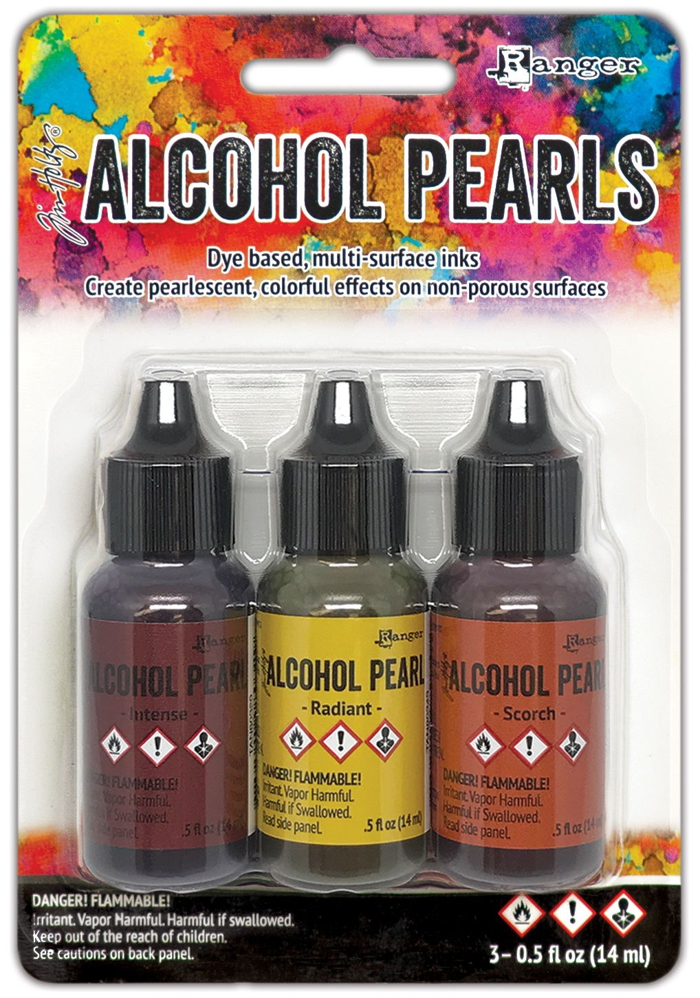 Tim Holtz Alcohol Ink Pearls Kits 3/Pkg-Kit #5