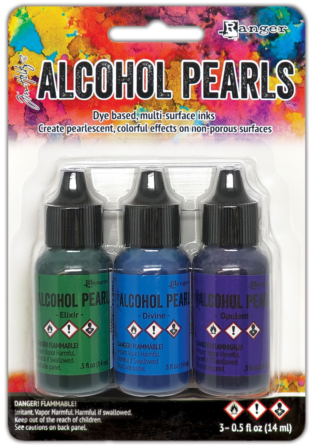 Tim Holtz Alcohol Ink Pearls Kits 3/Pkg-Kit #6