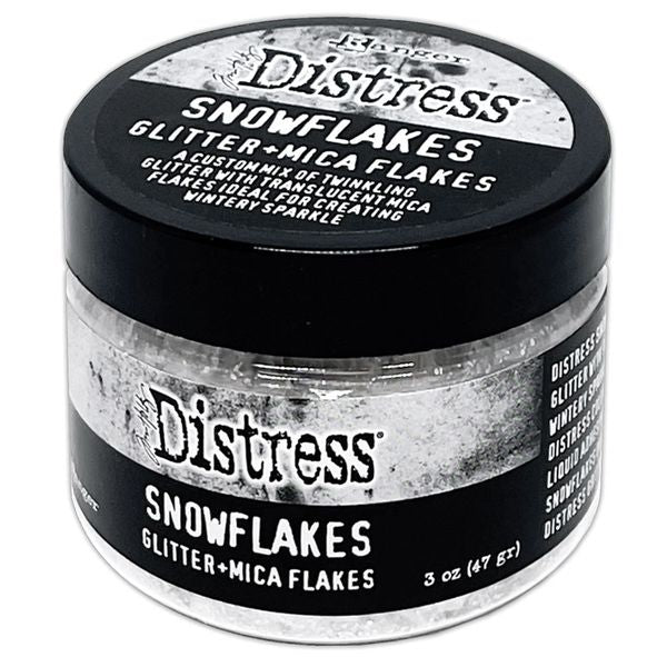 Tim Holtz Distress Snowflakes Glitter and Mica Flakes