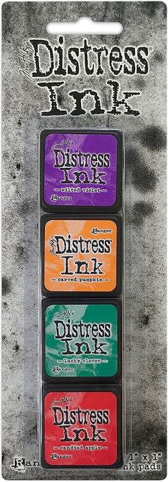 Tim Holtz Distress Mini Ink Pads 4/Pkg-Kit 15