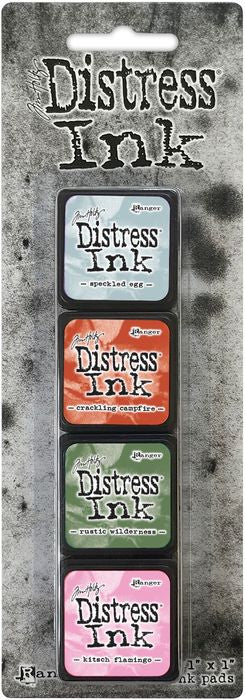 Tim Holtz Distress Mini Ink Pads 4/Pkg-Kit 16