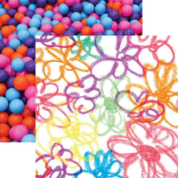 Reminisce Terrific Toddler: Flowers DS P DS Paper (1 Sheet)