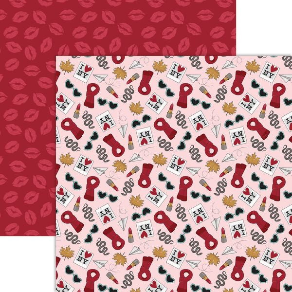 Reminisce Taylor Forever: That Red Scarf DS Paper (1 Sheet)