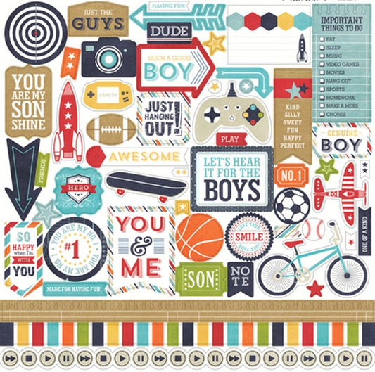 DISC - That's My Boy Element Stickers