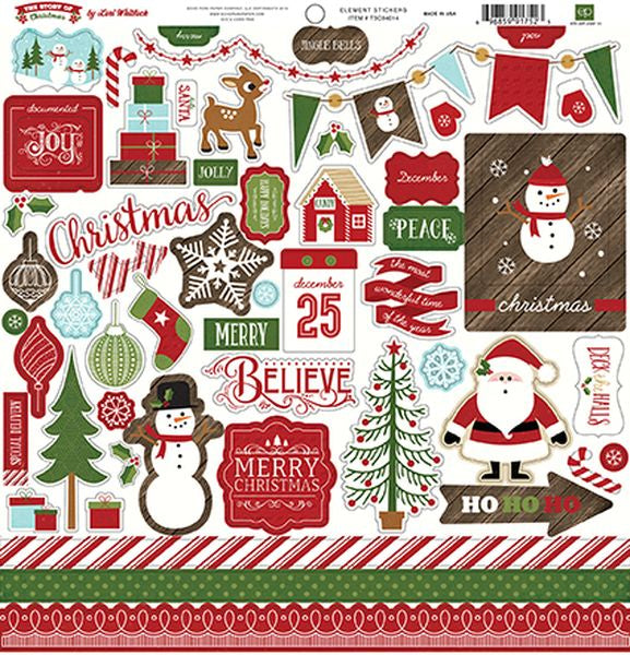 The Story Of Christmas element Sticker