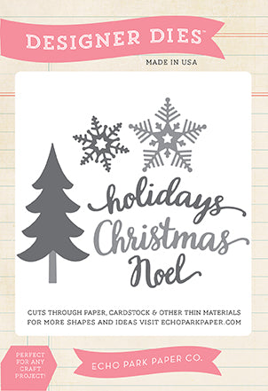 Christmas Holidays Die Set